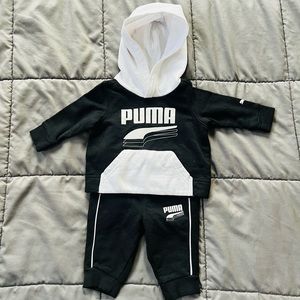Boys Puma Sweat Suit 0-3m
